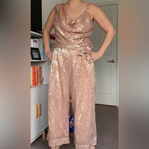 Sequin jumpsuit worn once!
